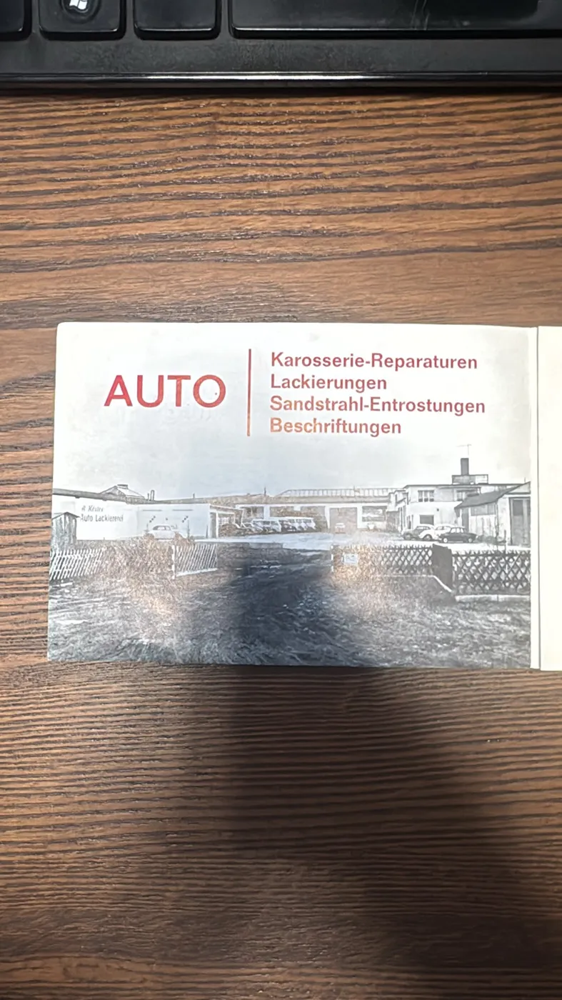 Deckblatt der Köster-Werbebroschüre aus den 1950er Jahren
